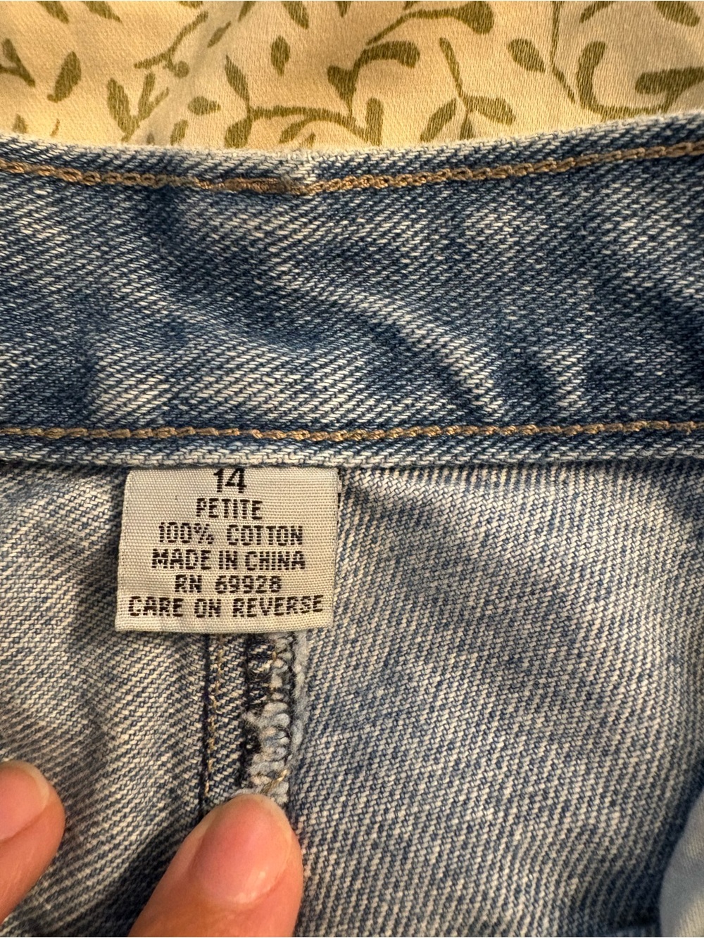 Vintage Northwest Outfitters Mom Jeans 14P High Rise Straight Leg 90s Denim - Picture 11 of 12